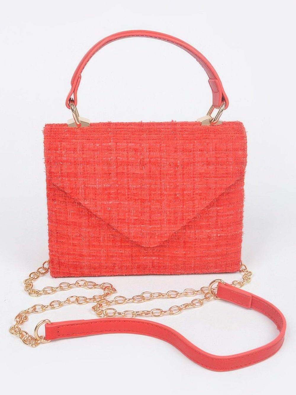 NWT Tweed Top Handle Bag